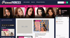 Desktop Screenshot of princessphonesex.com